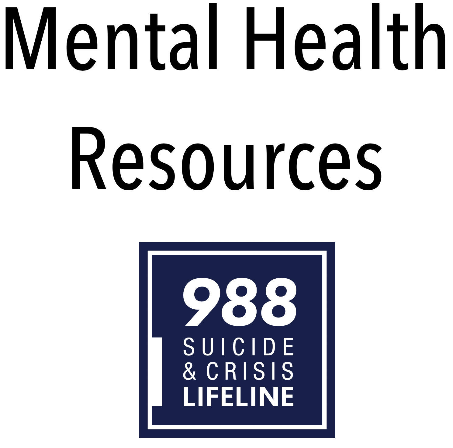 TCA's Mental Health Resource Page